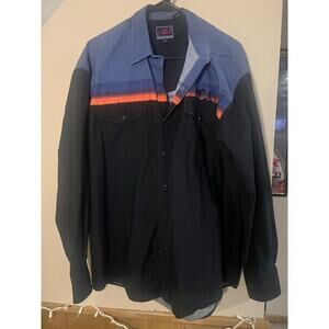 Vintage Western Button Down Shirt